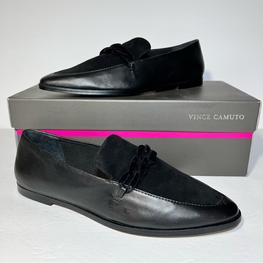 Vince Camuto Foronni Pointed Toe Suede Loafers